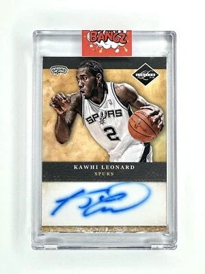 Kawhi Leonard Basketball Autographed Sports Trading Cards