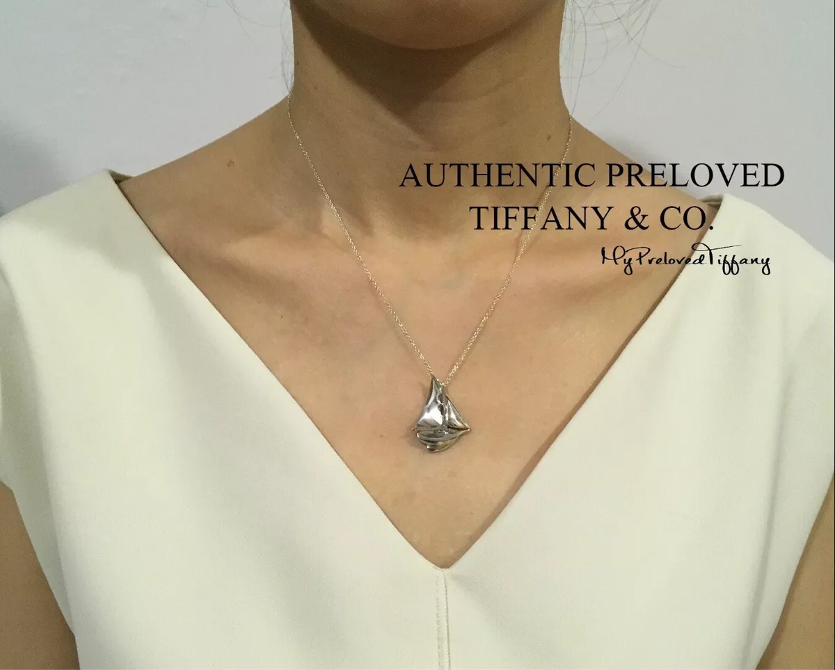 Vintage Excellent Authentic Tiffany Co. Sailboat Nautical