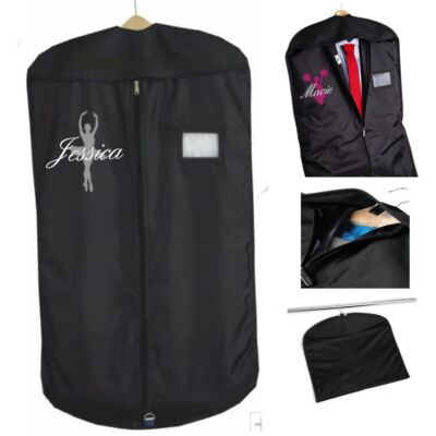 Personalisierte Tanz Schrift Design Gymnastik Kostüm Kleid Hülle Glitzer Tasche