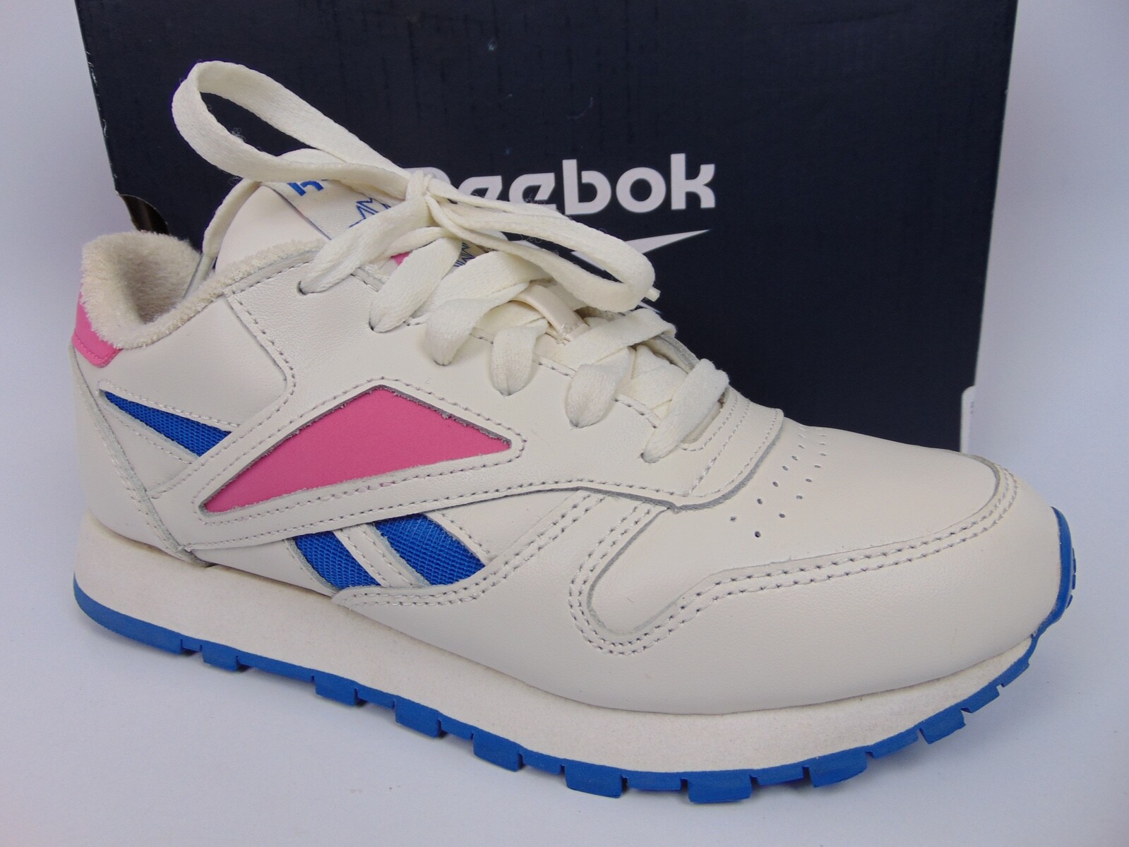 Reebok Classic Leather Mark Running Shoes Size 5.5 M, White EF7846  Expeditedship | eBay