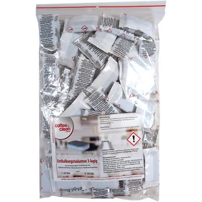 JAPEBI 50 Premium Entkalkungstabletten 3-lagig16g für Bosch Jura Melitta Saeco Siemens
