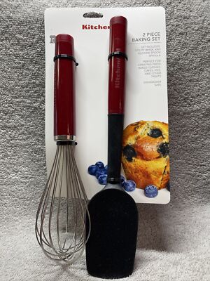 Kitchen Aid 2 Piece Baking Set (Empire Red) KQ463OHERA (NEW)