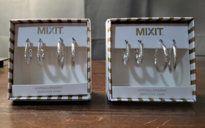Mixit Sensitive Ears Hypoallergenic Earrings In Gift Box - Main Image