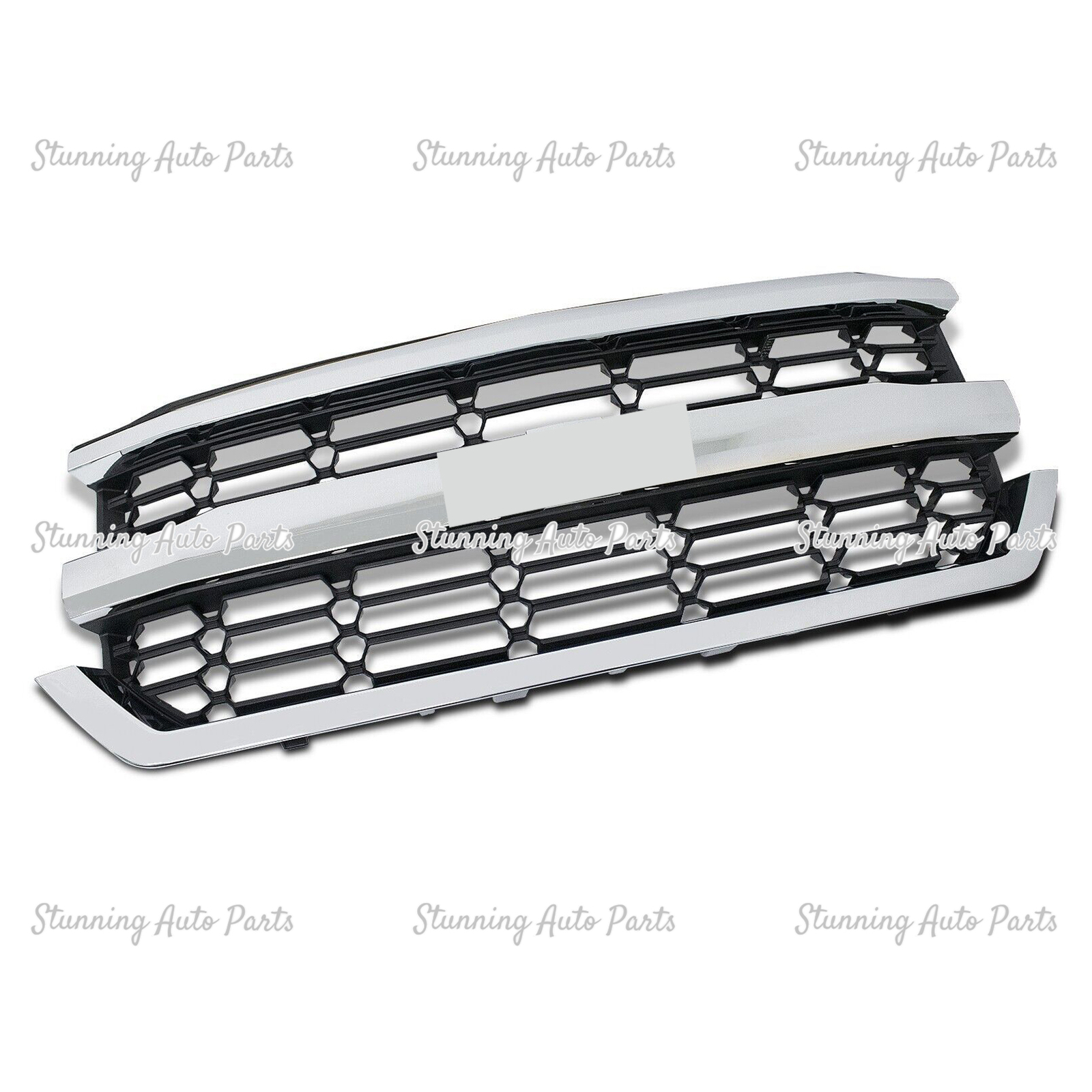 Front Upper Bumper Grille Chrome 84602489 For 2016-2018 Chevrolet Silverado 1500