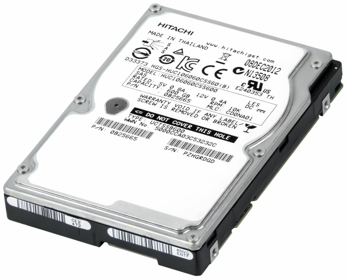 Hard Drive Hitachi HGST HUC106060CSS600 600GB SAS 6G