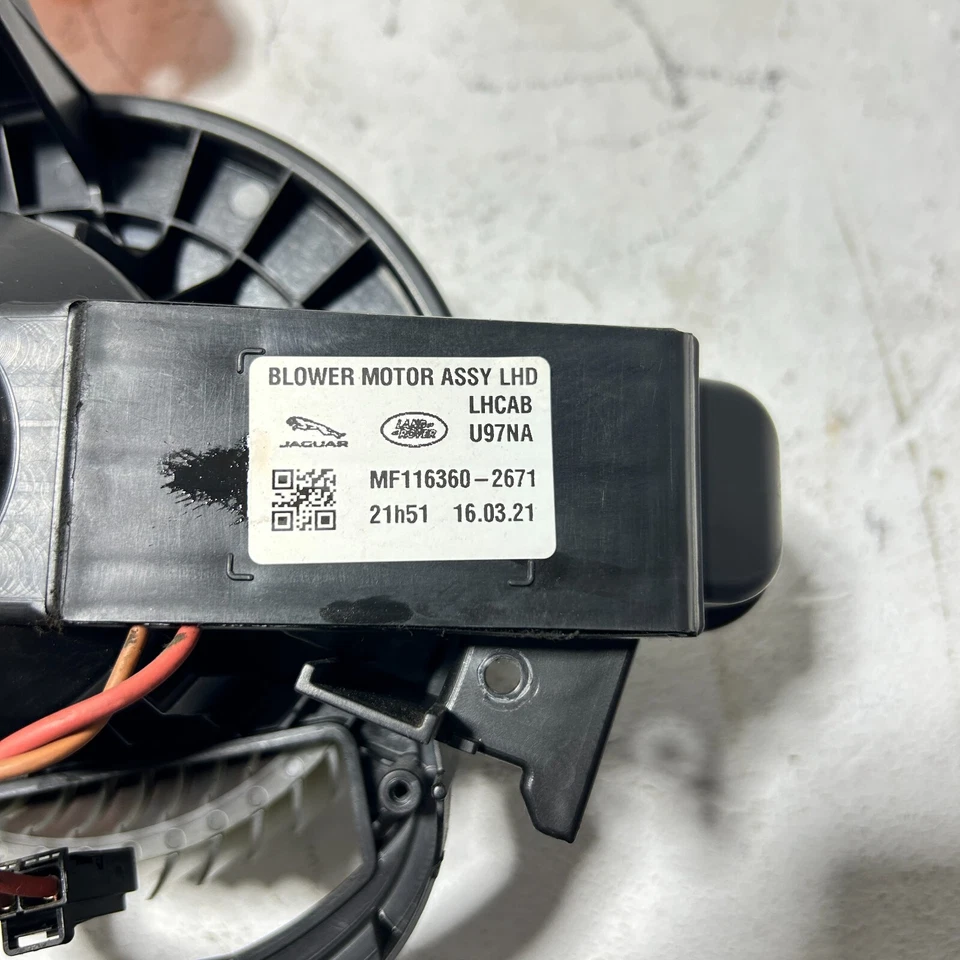 Calentador aire acondicionado soplador motor Jaguar XE 2017-2020 OEM Foto 4 de 4