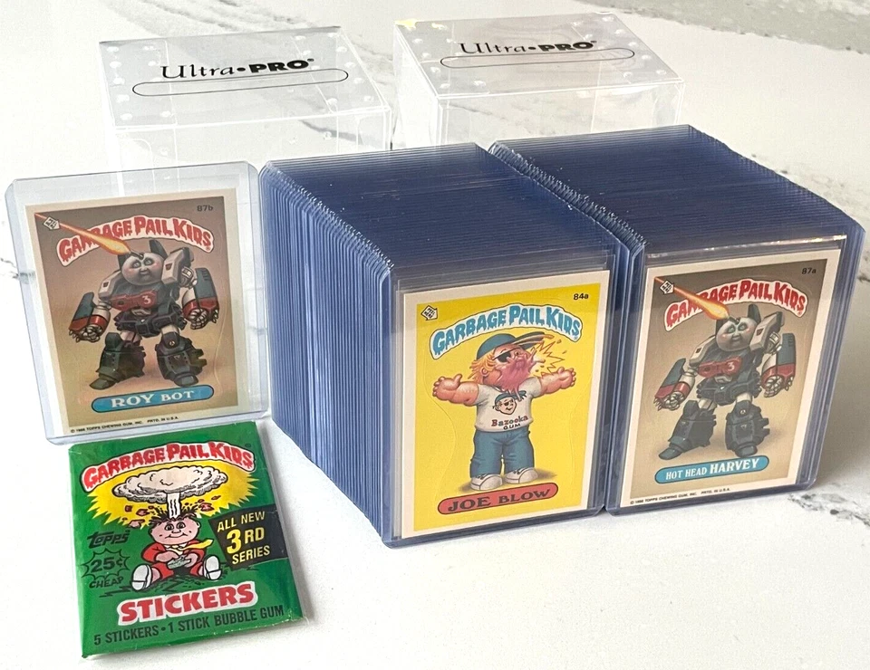 1986 Topps Garbage Pail Kids 3rd Series 3 OS3 MINT 88 Card Set in NEW TOPLOADERS - Image 2 of 4