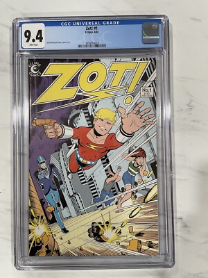 Zot! #1 CGC 9.4 1984 Eclipse Scott McCloud Story, Art & Cover White Pages