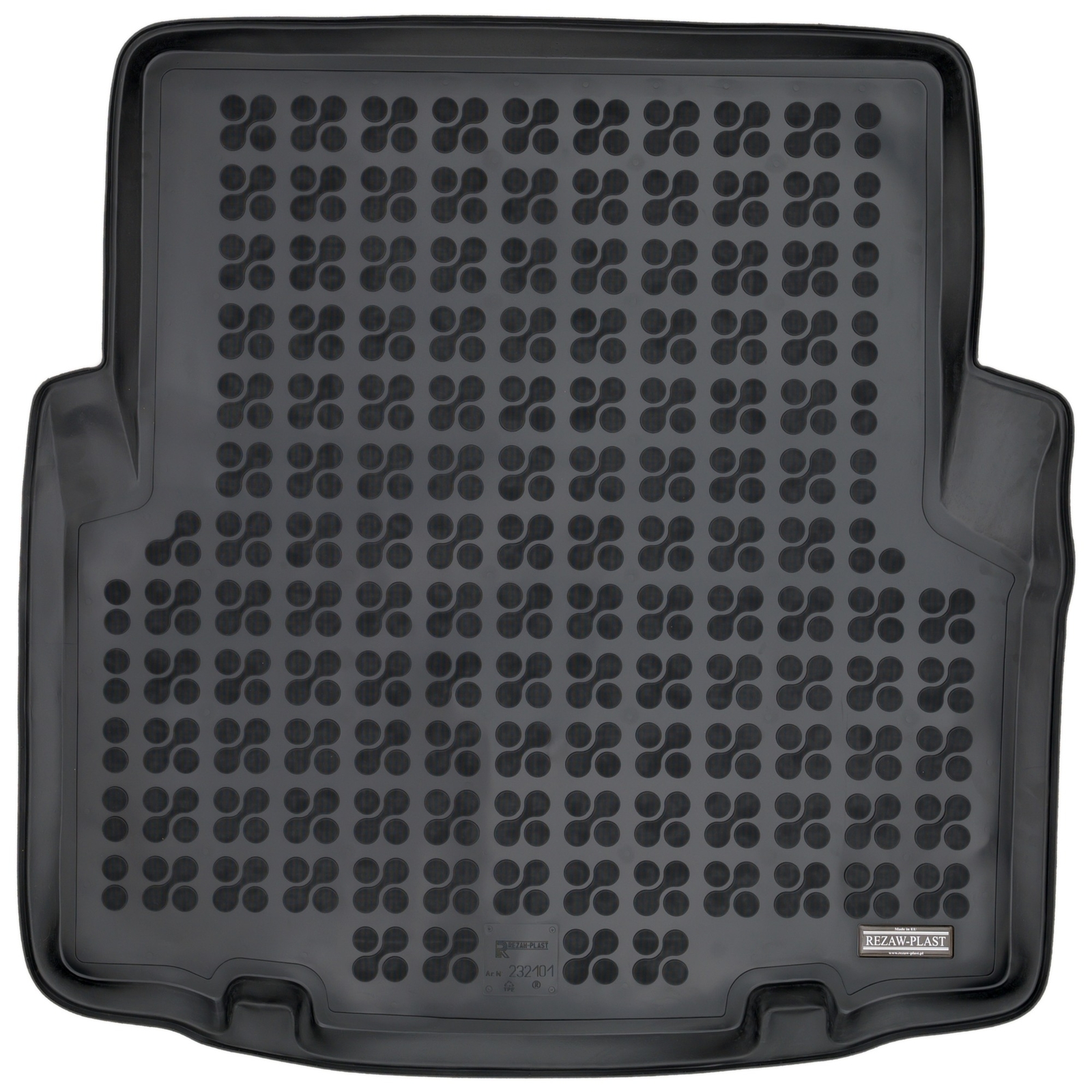 Tapis de coffre BMW E46 en caoutchouc Rezaw-Plast pour Serie 3 berline 1998-2007