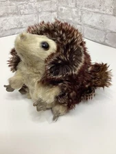 Folkmanis Full Hand Puppet 7" Hedgehog Rolls Into Ball Reversible Plush