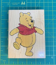 Rubber Stampede Big Pooh A1181G Wood Mounted Rubber Stamp Winnie The Pooh