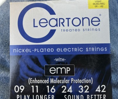 2 X Cleartone 9409  Nickel Plated Electric Treated Strings.