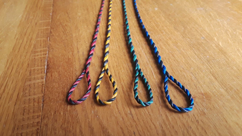 Flemish Twist Bow String - D97/"Fast Flight" - Black & Classic Colors - Image 4 of 4