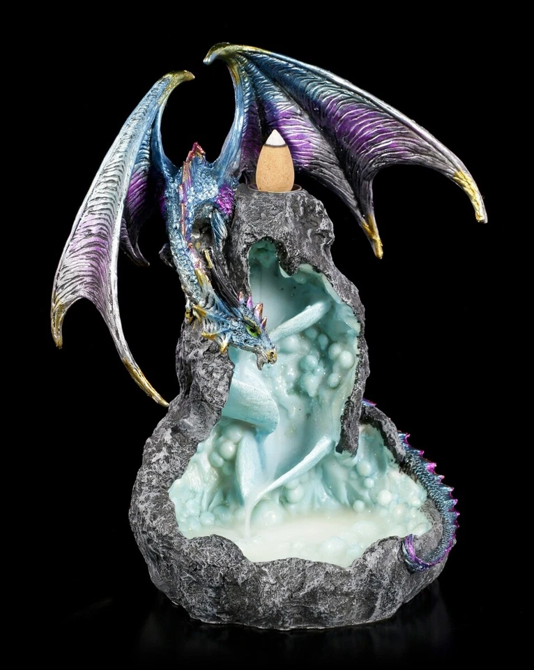 Drachen Backflow Räucherkegelhalter - Flowing Fog - Fantasy Räucherwerkhalter 