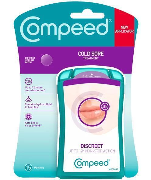 COMPEED Cold Sore Treatment Discreet Healing Patch - 15 Patches X 3