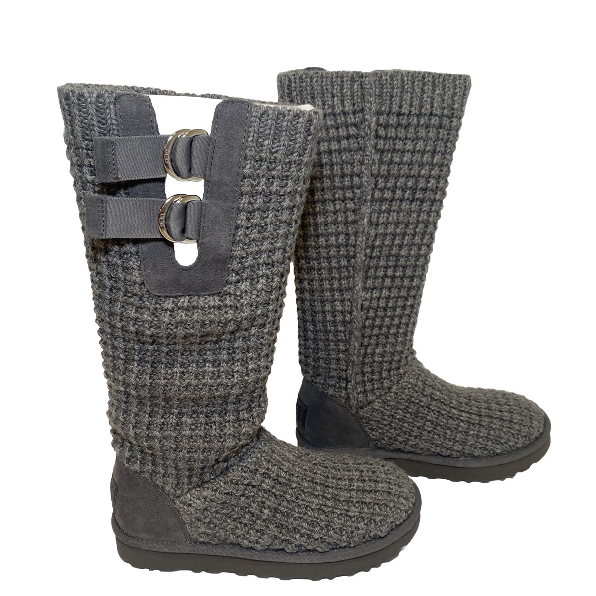 Ugg Australia Women's Classic Solene Tall Boots Size Charcoal