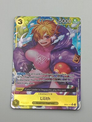 One Piece TCG Einzelkarte Lilith AA Englisch NM Holo