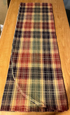 Kohls Oval 80" X 110" Harvest Tablecloth Plaid Fall Autumn Colors