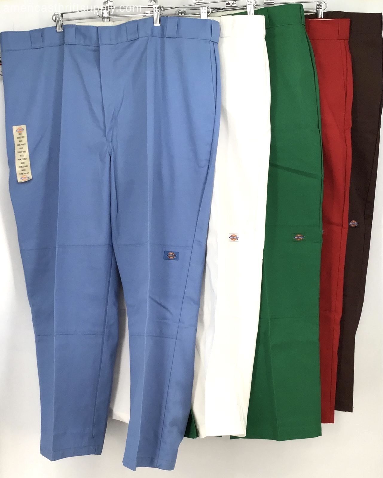 NWT Dickies Men's Multicolor Double Knee Work Pants Size 48X30 Lot Of