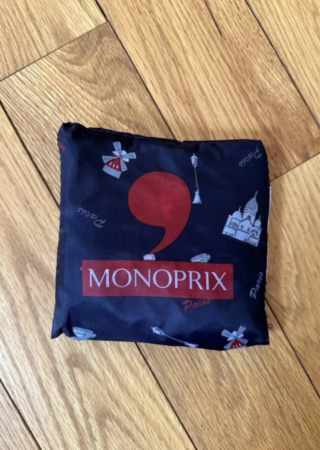 Monoprix French Grocery Shopping Bag Sacré Cœur