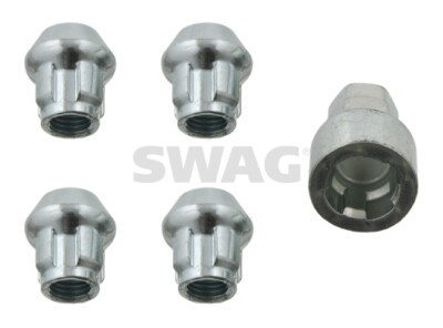 SWAG 81 92 7057 Wheel Nut for, BMW, CHEVROLET, CITROEN, DAEWOO, FORD, HYUNDAI, KIA, LEX
