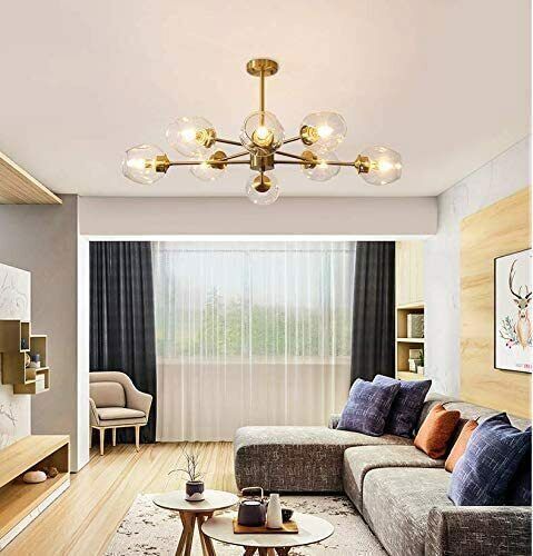 Modern Nordic Bubble Ball Chandelie Molecular Ceiling Lamps Glass Pendant Light - Picture 2 of 8