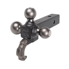 Reese Tactical Tri-Ball Trailer Hitch Ball Mount 10000 lbs For 2" Receiver