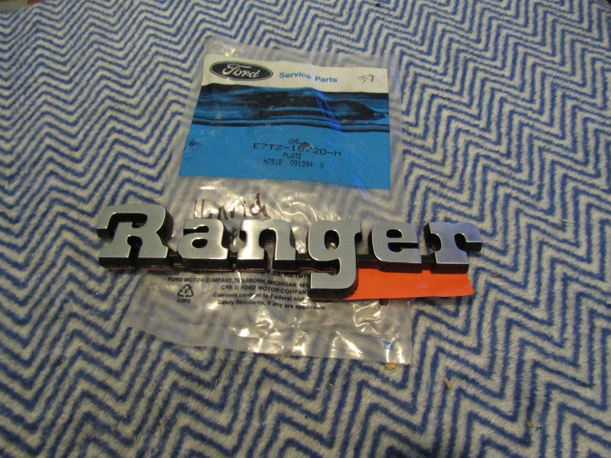NOS Genuine Ford Ranger Name Plate E7tz 16720 N for sale online | eBay