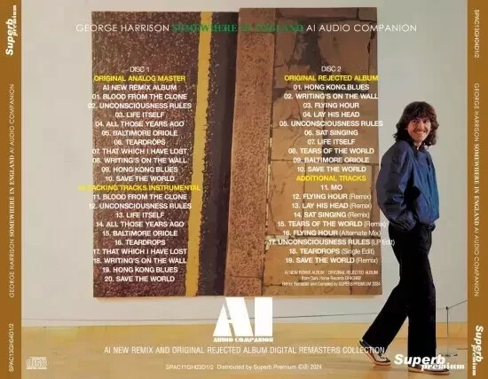 洋楽 E HARRISON AI - AUDIO COMPANION 8CD GEORGE HARRISON / AI - AUDIO COMPANION ORIGINAL ANALOG