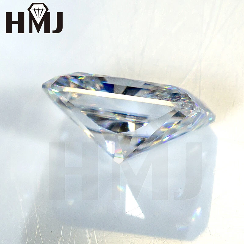 Radiant Cut Moissanite Loose Gems White Colour D IJ Clarity With GRA Certificate - Image 3 of 4