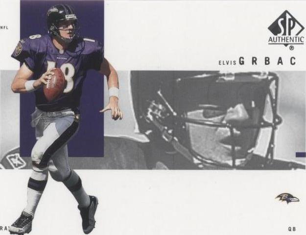 2001 SP Authentic Elvis Grbac #8 - 1 of 2