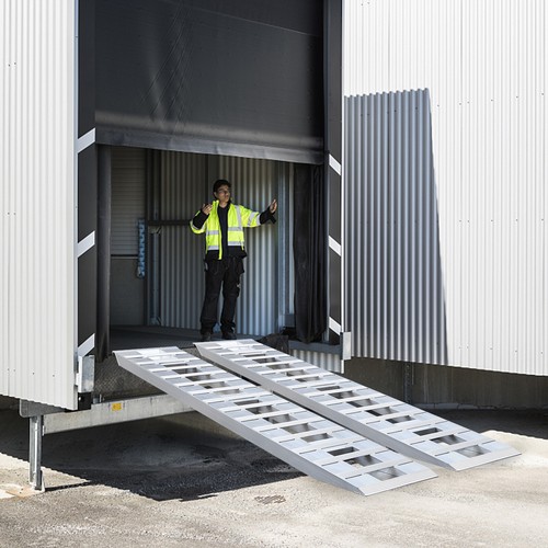 Silencear Truck Car Auto Trailer Ramps, 84" x 15" 6000 LBS Total Aluminum - Picture 3 of 20