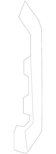 Moldura inferior para Land Rover (N/P LR128240)