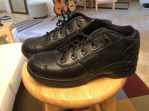 converse black work shoes