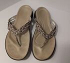 crocs womens 10 Leopard Flip Flops
