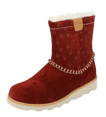 clarks womens fur lined boots