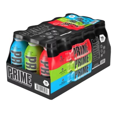 PRIME    Hydration Drink by Logan Paul x KSI  - Variety Pack (15-pack)