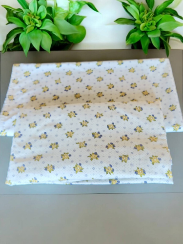 Dan Rivers "Au Claire" Queen Sheet Set & Pillow Cases- Made in USA-Pre-Owned