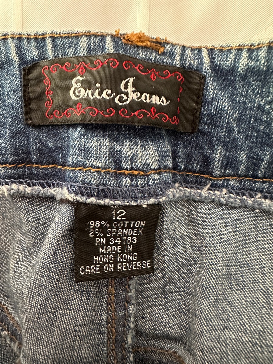 ERIC JEANS DENIM BLUE JEANS WOMANS SIZE 12 PANTS | eBay