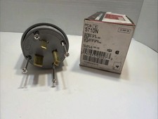 Cooper 5710N AutoGrip Plug 50A 250V 2P 3W NEMA 6-50P Industrial