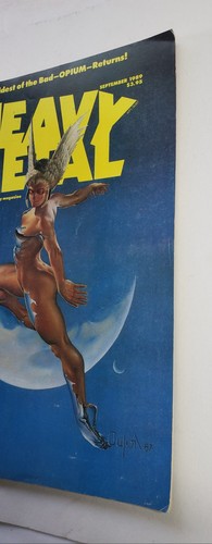Heavy Metal Magazine September 1989 Opium Nudist Colony Rip-Off - Picture 2 of 7