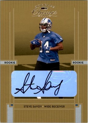 2005 Donruss Classics #248 Steve Savoy Auto RC /499 - FB