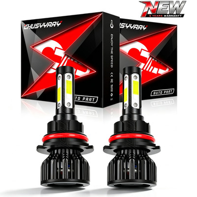 For Suzuki SX4 2007 2008 - 2013 2pcs 9007 LED Headlight Hi/Low Beam Bulbs 6550K