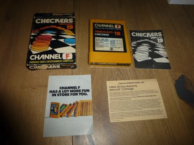 1st EDITION 1976 cartouche FAIRCHILD CHANNEL F VES : Desert Fox Shooting Gallery