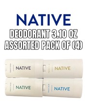 Native Deodorant 4 Pack 3.10oz Assorted Scents Aluminum Paraben Free