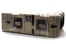Ameripack AP4U-1924SO 4U Excalibur 24 Shock Mount Rack Case, Tan