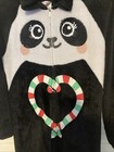 Justice Black Panda Bear Costume Flip Sequin One-Piece  Pajamas Girl Size 14-16 — photo 2