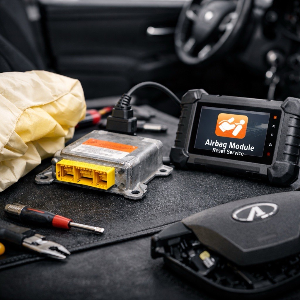 AIRBAG SRS MODULE RESET SERVICE REPAIR CRASH DATA CLEAR