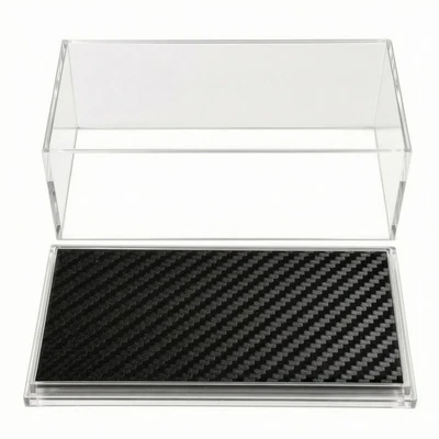 Vitrine Pour Voiture Miniature Au 1/43 Avec Socle - Vitrine Imitation Fibre De - Photo 1/4