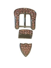 Nocona Fleur de lis  Ryan stone studded belt on leather Nocona | Accessories | Nocona Fleur De Lis Ryan Stone  main image 4